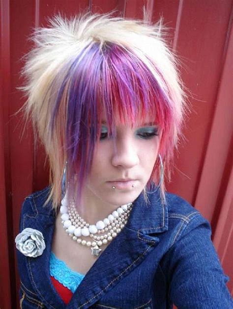 short scene hairstyles for girls emo hairstyles for girls with short