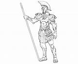 Coloring Atlantica Pages Character Spartan Oracle Another sketch template