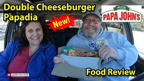 Papa John S® Double Cheeseburger Papadia Taste Test And Review