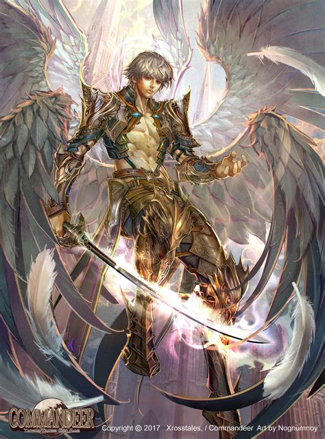 artstation male angel