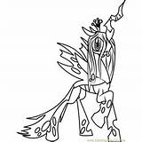 Chrysalis Pony Little Coloring Queen Friendship Magic Pages Coloringpages101 sketch template