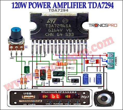 amplifier drive indicator circuit diagram tronicspro