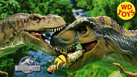 Jurassic Park Bull T Rex Kenner Toy Review Compare To