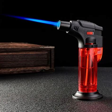 torch butane jet lighter chef cooking torch refillable adjustable flame lighter bbq ignition
