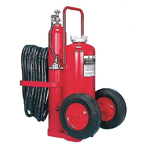 amerex dry chemical abc class wheeled fire extinguisher   lb