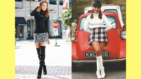 amazing boots  mini skirts youtube