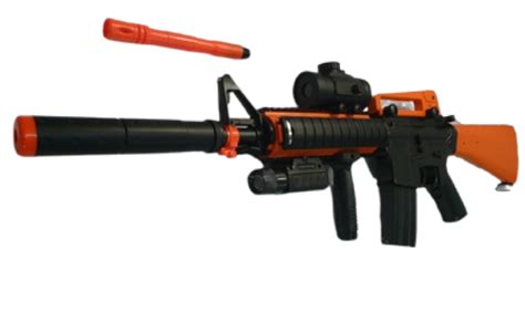 Double Eagle M83 Electric Semi Automatic Bb Gun Orange And Black