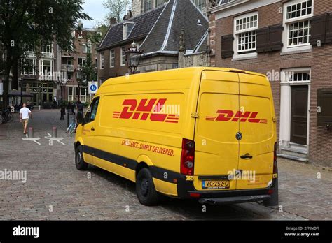 dhl volkswagen  res stock photography  images alamy