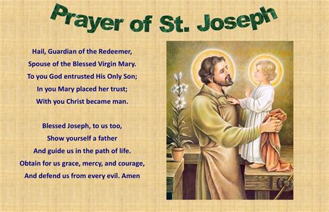 prayer  st joseph saint polycarp catholic church