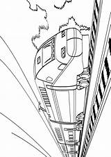 Treni Tren Treno Pianetabambini Vitesse Colorier Tgv Trenes Singolarmente Versione Vitalcom sketch template