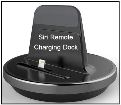 apple tv siri remote charging stand dock atv  gen  gen