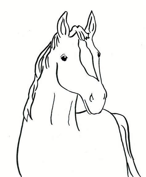 horse coloring page samantha bell