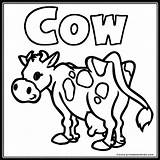 Coloring Pages Cow Printable Kids Farm Cows Printables Head Animal Word Print Cartoon Simple Search Clipart Cliparts Color Library Worksheets sketch template