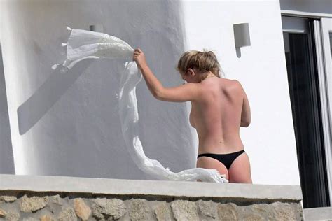 english star ellie hemmings nude tits in mykonos scandal