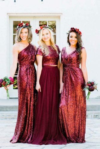 24 hottest summer and fall color palette bridesmaid dresses