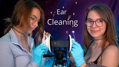 asmr twin ear cleaning・will give you tingles 150 stardust asmr youtube