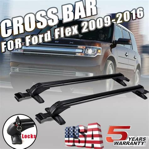 ebay sponsored  ford flex   top roof rack cross bars cargo carrier oem repalcement