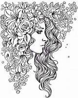 Coloring Pages Flower Theenchantedgallery Drawings Princess Prima sketch template