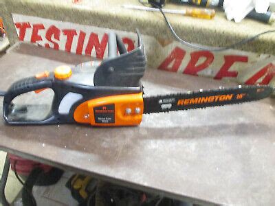 remington rm   electric chainsaw  ebay