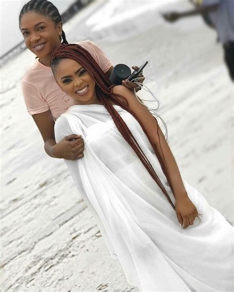 cute photo of omoni oboli and chidinma celebrities nigeria