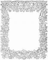 Printable Frames Border Coloring Pages Borders Jewish Frame Clipart Floral Designs Clip Clipartbest Colouring Mister Twister Club Christmas Elegant Karenswhimsy sketch template