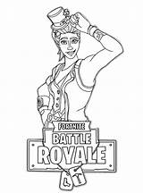 Fortnite Coloring Pages Battle Royale Characters Printable Pdf Color sketch template