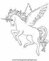 Pegasus Unicorn Coloring Popular Pages sketch template