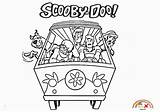 Mystery Doo Scooby Machine Coloring Pages Color Divyajanani Blogx Info sketch template