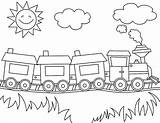 Transportation Tren Template Dibujo Imprimer Toddlers Tsgos Visitar Colorir Vagones Yahoo sketch template