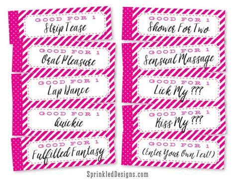 Couple Coupon Ideas For Him 30 Printable Love Coupons