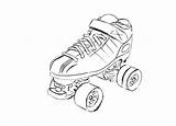 Roller Derby Illustration Drawing Skate Behance Gif Getdrawings sketch template