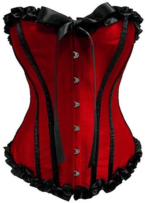 shaperx women s lace up boned sexy plus size overbust corset bustier
