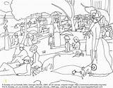 Pages Seurat Coloring George Famous Grande Jatte Georges Pointillism Paintings La Sunday Arte Da Happyfamilyart Colorare 1886 1884 Happy Family sketch template