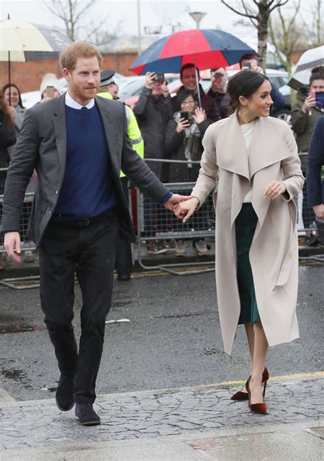 meghan markle wore a cool creamy transitional spring coat