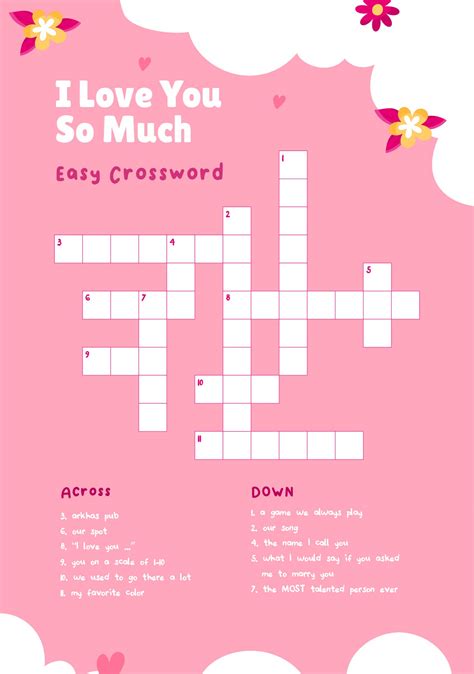 beginner easy crossword puzzles printable beginner crossword puzzles