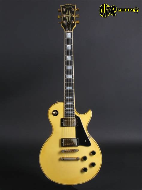 gibson les paul custom 1980 white guitar for sale guitarpoint