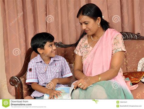 mother teaching her son stock image image of learning 15941641