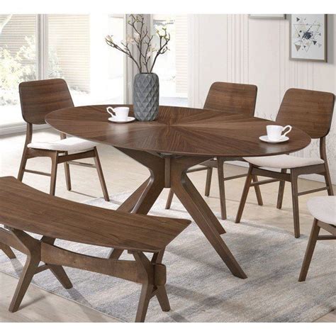 mid century modern oval dining table google search   oval