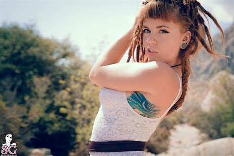 Wallpaper Model Tattoo Fashion Dreadlocks Suicide Girls Spring