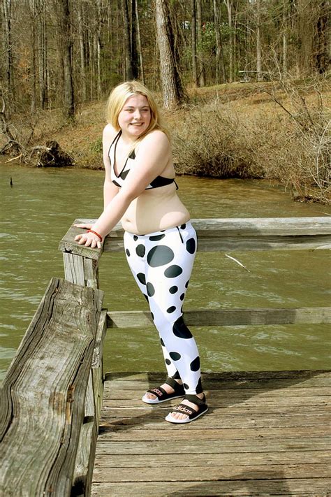 teen model desna models swim rags cow print bikini and
