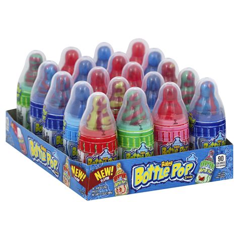 baby bottle pop original assorted flavors lollipops  powdered