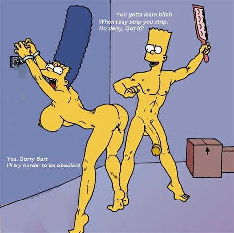 Rule 34 Ass Bart Simpson Bondage Bound Breasts Color