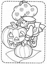 Coloring Pages Halloween Shortcake Strawberry sketch template