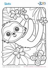 Sloth Sloths Faultier Malvorlagen Conservation Malvorlage Kidsacademy sketch template