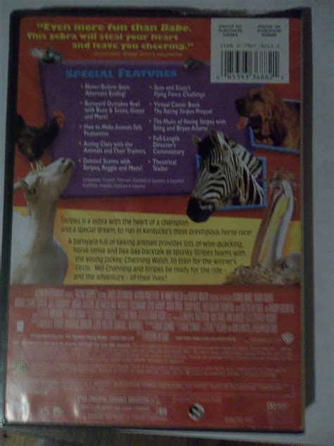 racing stripes free dvd and fast shipping frankie muniz animated