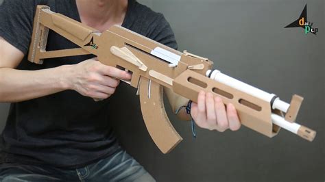 cut  cardboard gun template