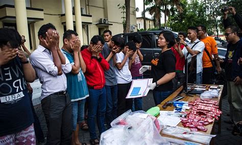 indonesian men face 15 years jail ‘for holding gay party daily mail online