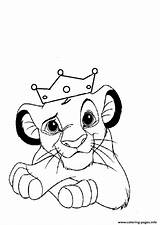 Lion King Coloring Pages Little Printable F339 Print Color Book sketch template