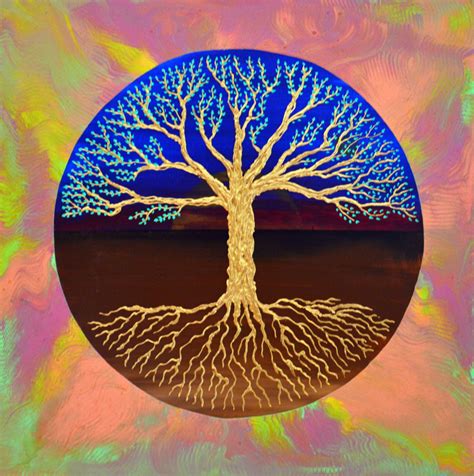 lebensbaum  spirituelle kunst baum des lebens lebensbaum