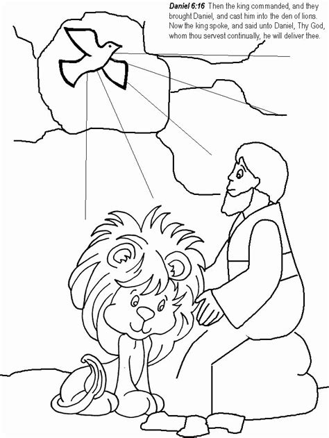 daniel   lions den coloring page unique daniel   lions den